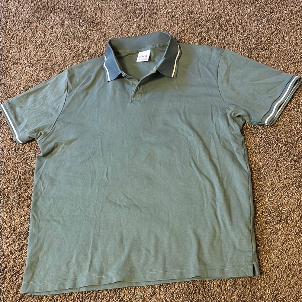 Men's Green Polo Shirt